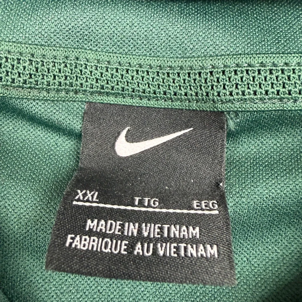 Nike Michigan State Spartans Men XXL Green On-Field Sideline‎ Hoodie DC5988-330